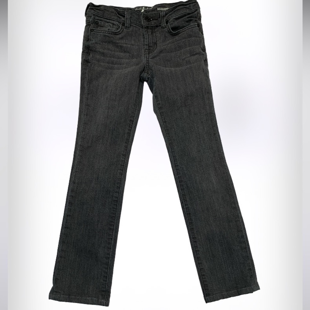 7 for all mankind gray denim jeans, size 8, Roxanne